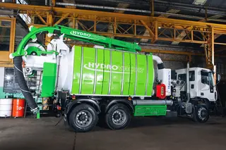Hydrovacuo · Equipo combinado en planta